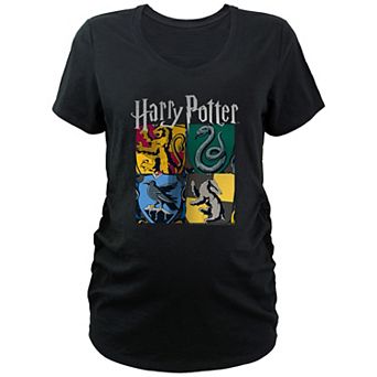 Maternity Harry Potter House Emblems Graphic Tee