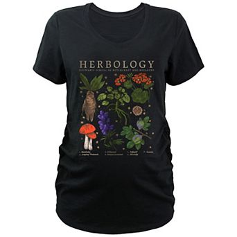 Maternity Harry Potter Herbology Chart Graphic Tee