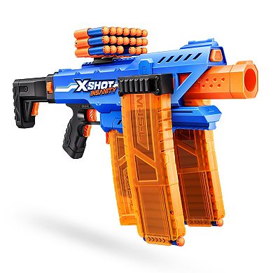 XSHOT Insanity Motorized Clip Mania Toy with 72 Darts