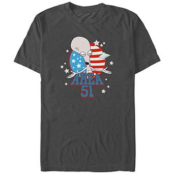 Men's American Dad Area 51 Graphic Tee