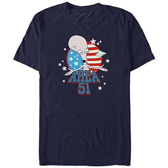 Men's American Dad Area 51 Graphic Tee