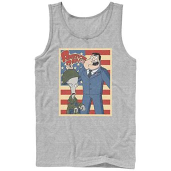 Men's American Dad Enlisted Stamp Graphic Tank