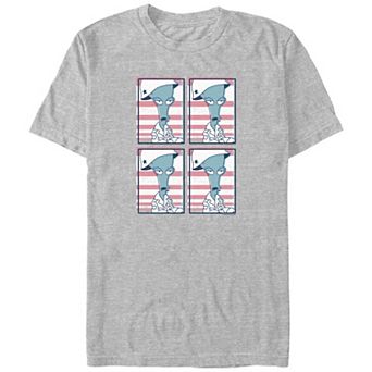 Men's American Dad Roger Portraits Graphic Tee