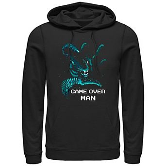 Men's Aliens Game Over Man Graphic Hoodie