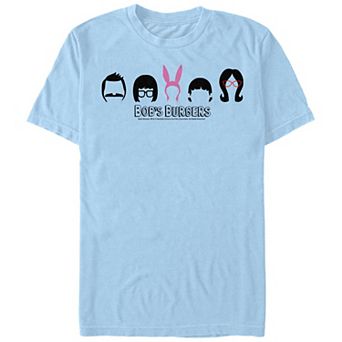 Men's Bob's Burgers Head Silhouettes Graphic Tee