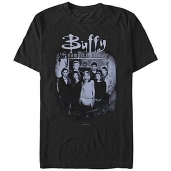 Men's Buffy The Vampire Slayer Group Portrait Graphic Tee