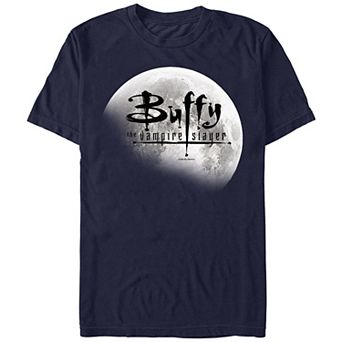 Men's Buffy The Vampire Slayer Moon Logo Graphic Tee