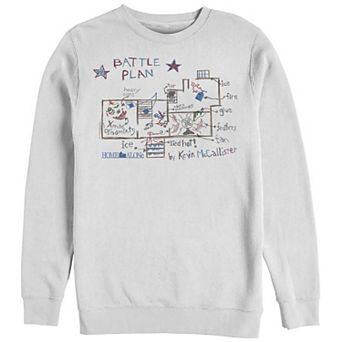 Men's Home Alone Kevin's Battle Plan Graphic Fleece