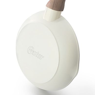 Amberg Choice 9.5 Inch Ceramic Nonstick Forged Aluminum Frying Pan in Off-White