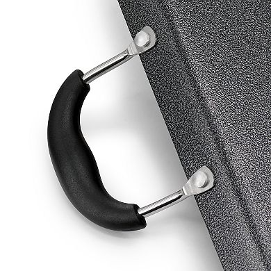 Clairborne 19 x 11.6 Inch Nonstick Double Burner Rectangular Griddle Pan in Charcoal Gray