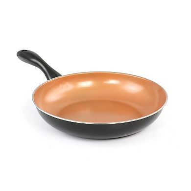 7 Piece Carbon Steel Nonstick Cookware Set in Black and Copper