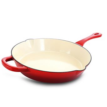 12 in Round Enameled Cast Iron Skillet