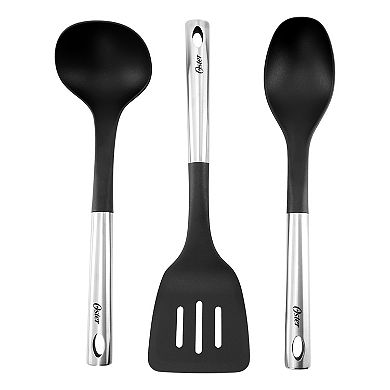 Baldwyn 10 Piece Stainless Steel Belly-Shaped Nonstick Cookware and Utensil Set