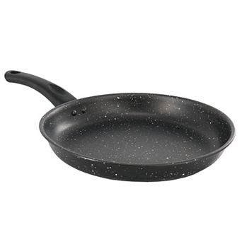 11 Inch Round Nonstick Carbon Steel Frying Pan in Black