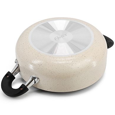 Clairborne 3.6 Quart Nonstick Aluminum Caldero with Lid in Linen