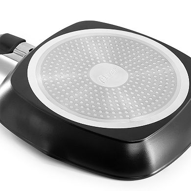 Connelly 10 Inch Nonstick Aluminum Grill Pan in Black