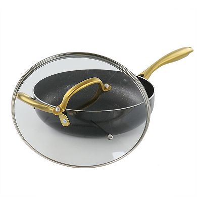 3.5 Quart Aluminum Nonstick Saute Pan With Lid