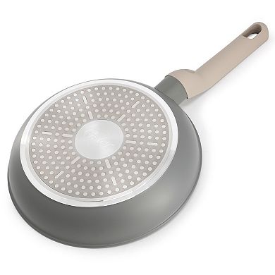 Ambrose 8 Inch Nonstick Aluminum Frying Pan in Matte Grey