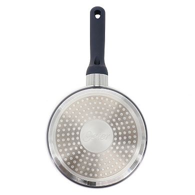 Hawke 1.9 Quart Ceramic Nonstick Aluminum Saucepan with Lid in Dark Blue