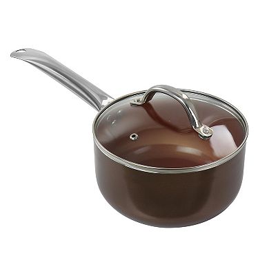 10 Piece Nonstick Cookware Set in Copper