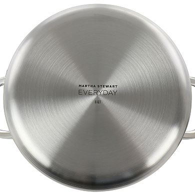 8 Quart Stainless Steel Stock Pot with Lid