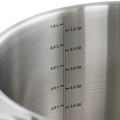 8 Quart Stainless Steel Stock Pot with Lid
