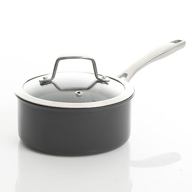 Arbor Heights 10 Piece Nonstick Aluminum Cookware Set in Black