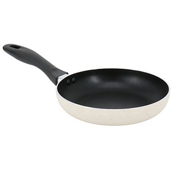 Clairborne 9.5 Inch Round Nonstick Aluminum Frying Pan in Linen