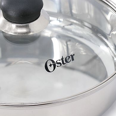 Rametto 5 Piece Belly Shaped Stainless Steel Cookware Set in Silver