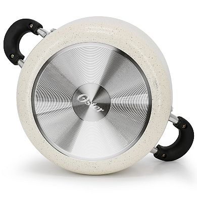 Clairborne 6 Quart Aluminum Nonstick Dutch Oven with Lid in Sand