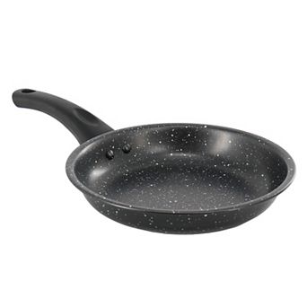 8 Inch Round Nonstick Carbon Steel Frying Pan in Black