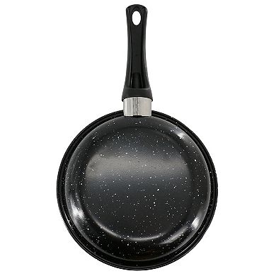8 Inch Round Nonstick Carbon Steel Frying Pan in Black