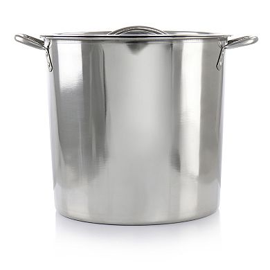 16 Quart Stainless Steel Stock Pot with Lid