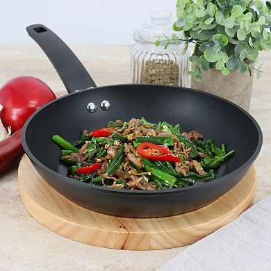 Connelly 9.5 Inch Nonstick Aluminum Frying Pan in Black