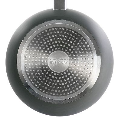 12 Inch Nonstick Aluminum Frying Pan in Black