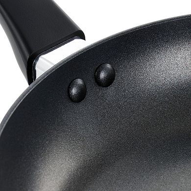 12 Inch Nonstick Aluminum Frying Pan in Black