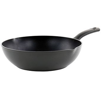 Kingsway 4.1-qt Aluminum Nonstick Wok in Black