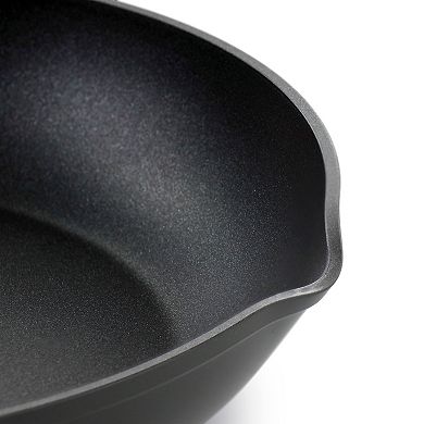 Kingsway 12 Inch Aluminum Nonstick Frying Pan in Black