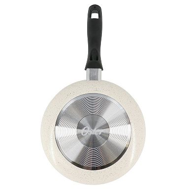 Clairborne 8 Inch Round Nonstick Aluminum Frying Pan in Linen