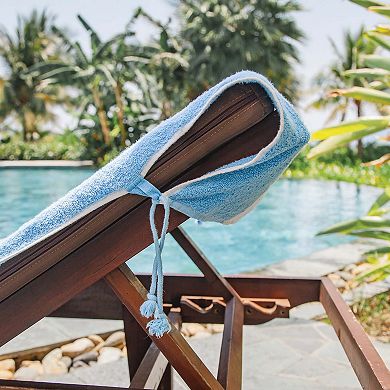 Arkwright Tie & Dry Beach Towel (2 Pack), 30x70 In, Striped