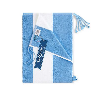 Arkwright Tie & Dry Beach Towel (2 Pack), 30x70 In, Striped