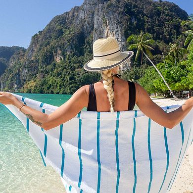 Arkwright Las Rayas Ring Spun Cotton Striped Beach Towels (4 Pack), 30x60