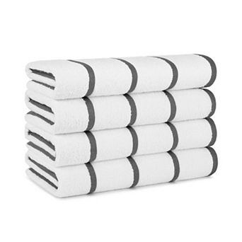 Arkwright Las Rayas Ring Spun Cotton Striped Beach Towels (4 Pack), 30x60