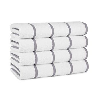 Arkwright Las Rayas Ring Spun Cotton Striped Beach Towels (4 Pack), 30x60