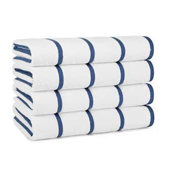 Arkwright Las Rayas Ring Spun Cotton Striped Beach Towels (4 Pack), 30x60