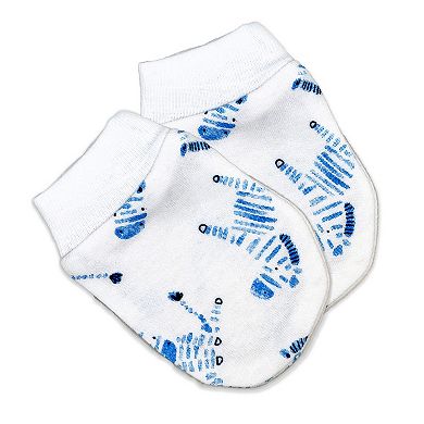 Baby Boys Blue Zebra 8 Piece Layette Gift Set