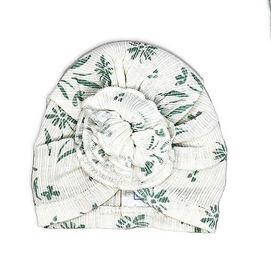 Baby Girls Take Me Home 3 Piece Layette Set, Muted Sage Floral