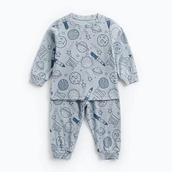 Baby Toddler Boys Blue Outer Space Lounge Set