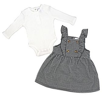 Baby Girls 2 pc Houndstooth Jumper Set