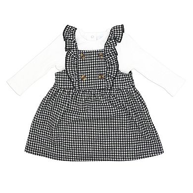 Baby Girls 2 Piece Houndstooth Jumper Set